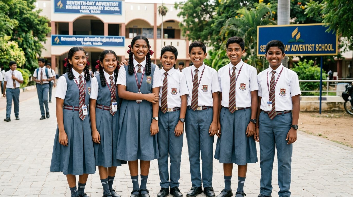 Students in Official SDA Uniform